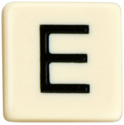 E Letter Tile